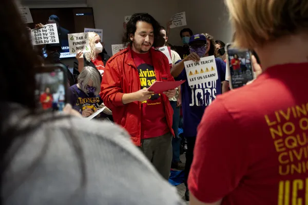 UCW members rally at Lobby Day 2022