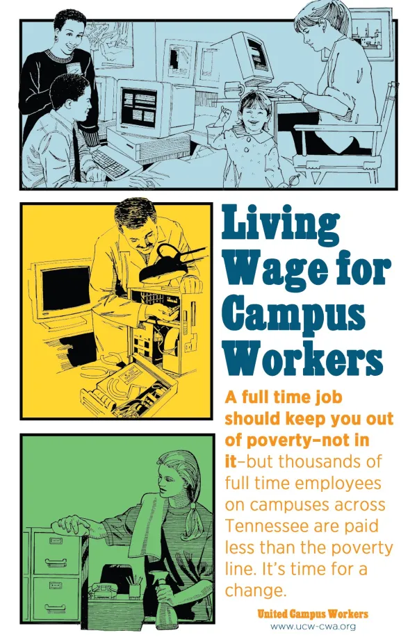Living Wage on Campus Poster